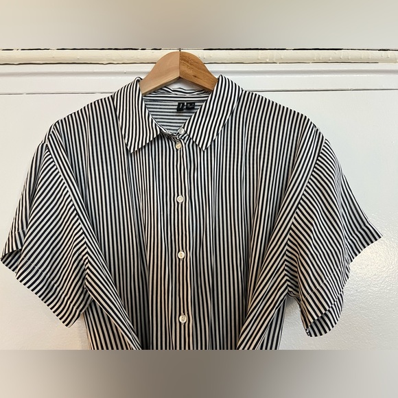 Vero Moda Striped Shirt Dress - Picture 3 of 16